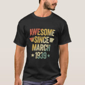 Geweldige sinds 1939 maart t-shirt (Voorkant)