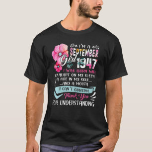 Geweldige sinds 1947 75th Birthday.. ben ik een se T-shirt