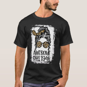 Geweldige sinds 1948 1948 75e verjaardag 75 Y T-shirt