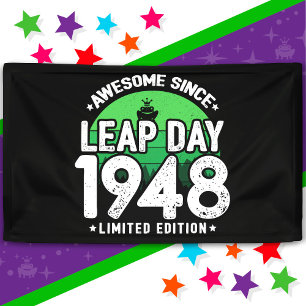 Geweldige sinds 1948 schrikkeljaardag feb 29 Verja Spandoek