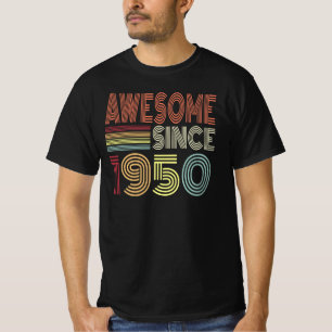 Geweldige sinds 1950 Retro geboren in 1950 T-shirt