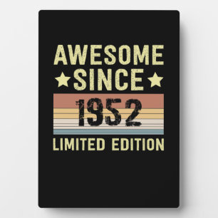 Geweldige sinds 1952 Retro 70 jaar oude verjaardag Fotoplaat