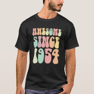 Geweldige sinds 1954 68 jaar t-shirt