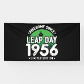 Geweldige sinds 1956 - Leap Day Leap Year Birthday Spandoek (Horizontaal)