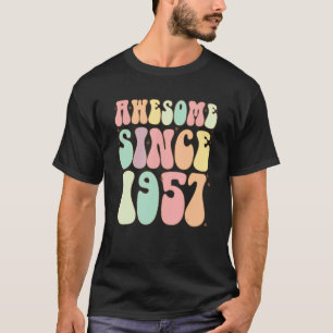 Geweldige sinds 1957 65 jaar t-shirt