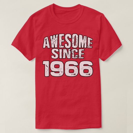 Geweldige sinds 1961 t-shirt (Design voorkant)