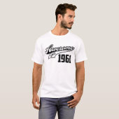 Geweldige sinds 1961 t-shirt (Voorkant volledig)