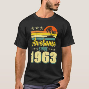 Geweldige sinds 1963  59e verjaardag van de geboor t-shirt