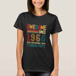 Geweldige sinds 1966 58e verjaardag Mannen Titan T-shirt