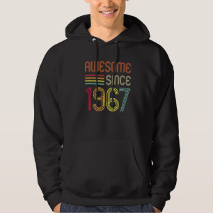 Geweldige sinds 1967 55e verjaardag Retro Hoodie