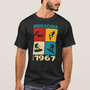 Geweldige sinds 1967 Wakeboard lifestyle T-shirt