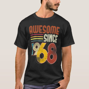 Geweldige sinds 1968 55e verjaardag Retro  T-shirt