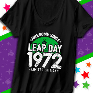 Geweldige sinds 1972 schrikkeljaar dag feb 29 Verj T-shirt