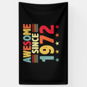 Geweldige sinds 1972 spandoek (Verticaal)