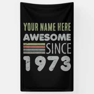 Geweldige sinds 1973 50e verjaardag spandoek