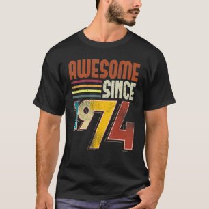 Geweldige sinds 1974: 49e verjaardag, Vintage van T-shirt