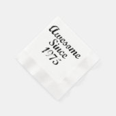 Geweldige sinds 1975 servetten (Hoek)