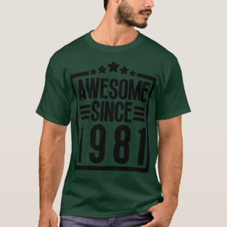 Geweldige sinds 1981 12 t-shirt