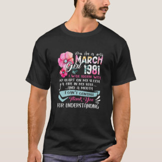 Geweldige sinds 1981 40e verjaardag ben ik een mei t-shirt