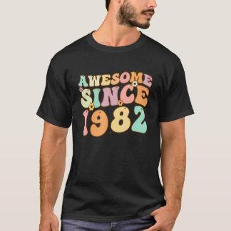 Geweldige sinds 1982 40 jaar oud en 40 jaar oud t-shirt