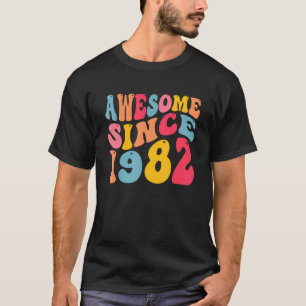 Geweldige sinds 1982 40 jaar oud Retro  40th T-shirt