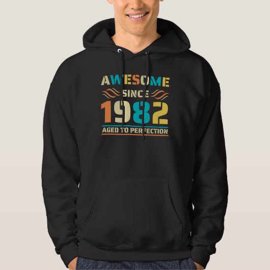 Geweldige sinds 1982 42e Verjaardag Hoodie (Voorkant)