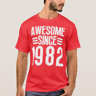 Geweldige sinds 1982 9 t-shirt