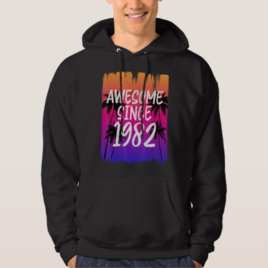 Geweldige sinds 1982 Hoodie (Voorkant)
