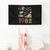 Geweldige sinds 1982  Retro 40e verjaardag Spandoek (Insitu)