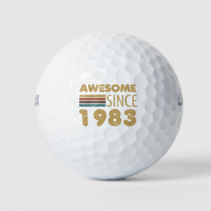 Geweldige sinds 1983 40e verjaardag golfballen