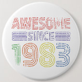 Geweldige sinds 1983  Button (Voorkant)