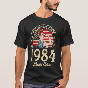 Geweldige sinds 1984  1984 38e verjaardag 38 Y T-shirt