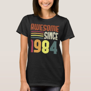 Geweldige sinds 1984 39e verjaardag Retro T-shirt