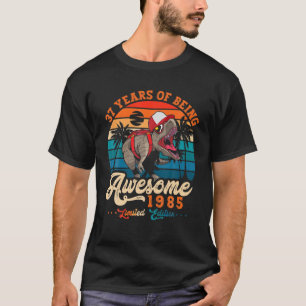 Geweldige sinds 1985 Gift Mannen 37th Birthday Din T-shirt