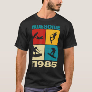 Geweldige sinds 1985 Wakeboard lifestyle 1 T-shirt