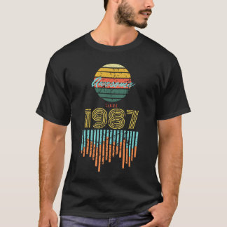 Geweldige sinds 1987 33ste verjaardag t-shirt