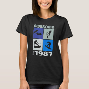 Geweldige sinds 1987 Wakeboard lifestyle T-shirt