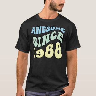 Geweldige sinds 1988  Retro Verjaardag T-shirt