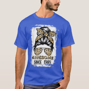 Geweldige sinds 1989 33 jaar oud en 33 jaar oud t-shirt