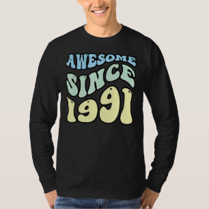 Geweldige sinds 1991  Retro Birthday T-shirt