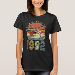 Geweldige sinds 1992 1992 30e verjaardag 30 Y T-shirt