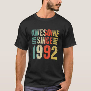 Geweldige sinds 1992 30e verjaardag - 30 jaar oud t-shirt