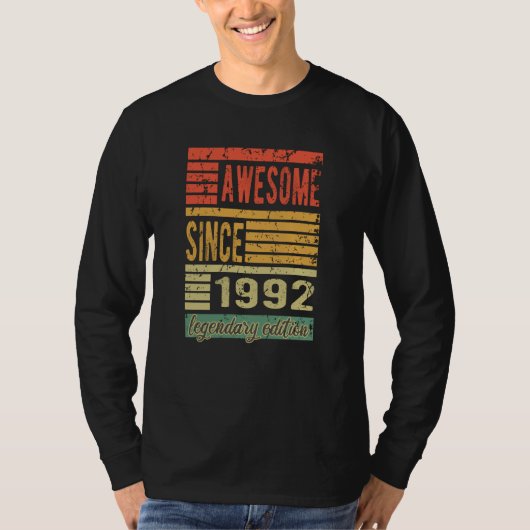 Geweldige sinds 1992: Birthday Gift T-shirt (Voorkant)