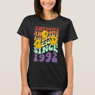 geweldige sinds 1992 niveau 30 ontsloten Birthday  T-shirt