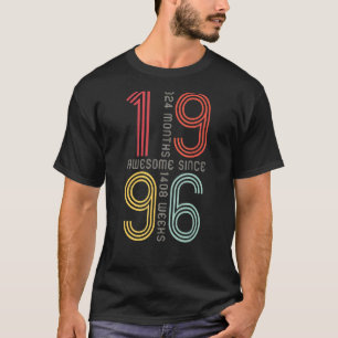 Geweldige sinds 1996 27e verjaardag 27 jaar oud Re T-shirt