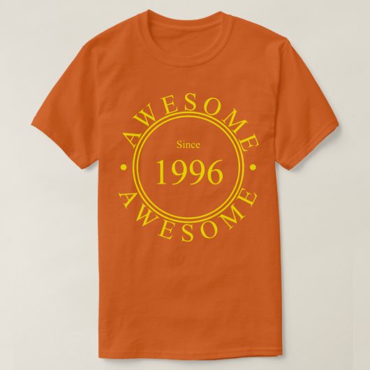 Geweldige sinds 1996 t-shirt (Design voorkant)