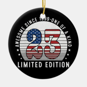 Geweldige sinds 1999 23 jaar oud 23 jaar oud keramisch ornament