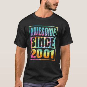 Geweldige sinds 2001 21 jaar oud Stropdas van de 2 T-shirt