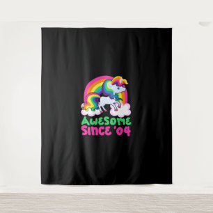 Geweldige sinds 2004 Unicorn Wandkleed