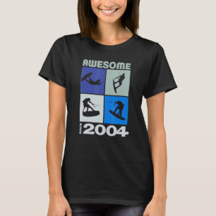 Geweldige sinds 2004 Wakeboard lifestyle T-shirt